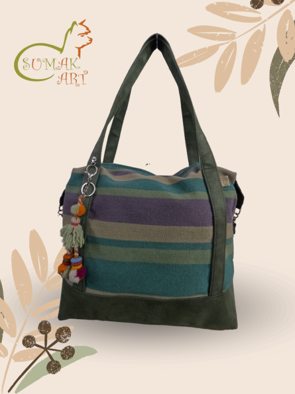 Bolso Verde Militar Grande Exclusivo