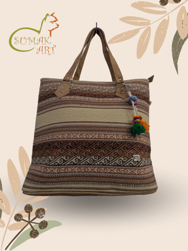 Bolso Grande Marron Natural - Imagen 5