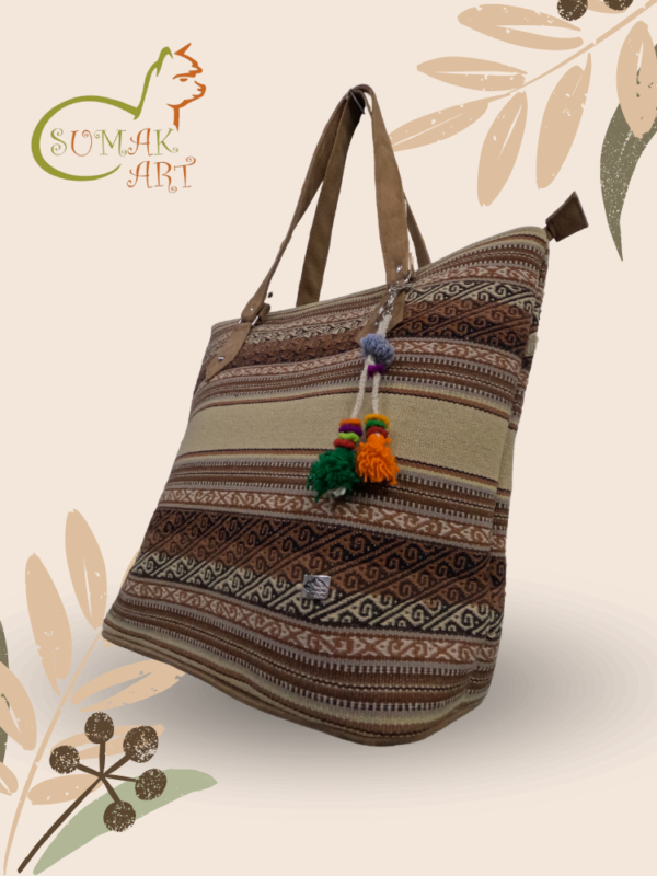 Bolso Grande Marron Natural - Imagen 3